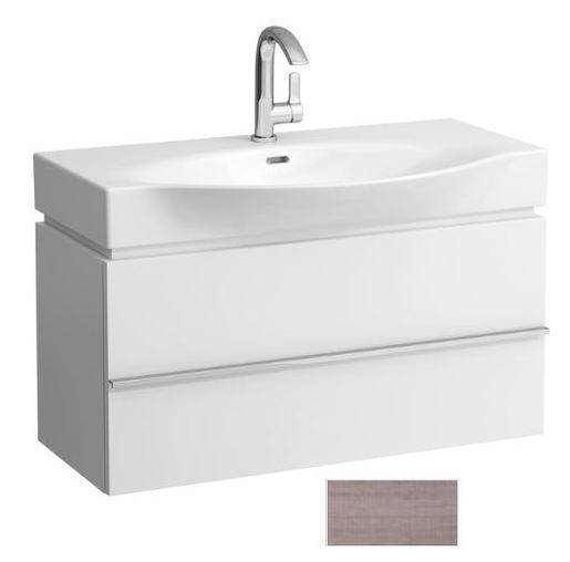 Kúpeľňová skrinka pod umývadlo Laufen Case 89,3x37,5x46,2 cm v dekore vápnenie dub H4012520755191
