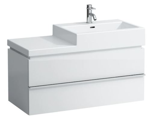 Kúpeľňová skrinka pod umývadlo Laufen Case 99x45,5x45,5 cm biela H4012820754631