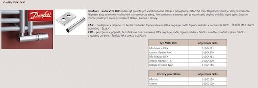 DANFOSS rad.ventil VHX-DUO-RTX CR 013G4379