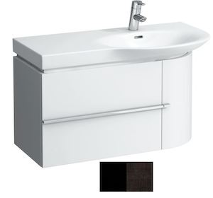 Kúpeľňová skrinka pod umývadlo Laufen Case 84x37,5x37,5 cm v dekore antracitový dub H4015020755481