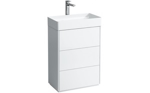 Kúpeľňová skrinka pod umývadlo Laufen Living biela 0533.3.043.463.1