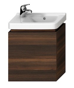 Kúpeľňová skrinka pod umývadlo Jika Cubito 45x24,1x48 cm v dekore tmavej borovice H40J4201004611