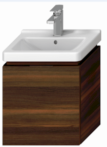 Kúpeľňová skrinka pod umývadlo Jika Cubito 45x33,4x48 cm v dekore tmavej borovice H40J4213014611