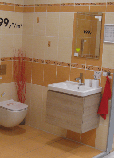Kúpeľňová skrinka pod umývadlo Jika Cubito 59x42,7x48 cm dub H40J4233015191