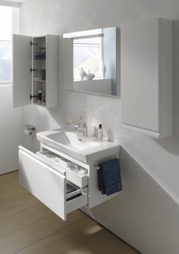 Nábytkové umývadlo Laufen Pro Nordic 100x42 cm  s otvorom uprostred H8109580001041