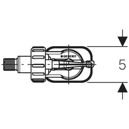 Napouštěcí ventil G 330 pro nádržky 3/8" 136.701.00.1