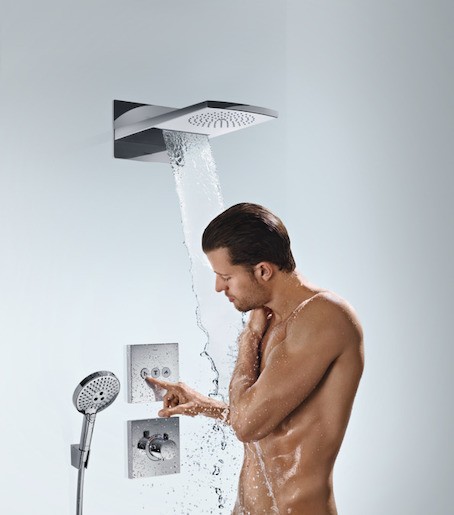 Ventil pod omítku pre 3 spotrebiče Hansgrohe Shower Select chróm 15764000