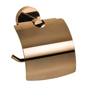 Držiak toaletného papiera Bemeta Coral s krytomvo farbe Coffe-Gold 158112012