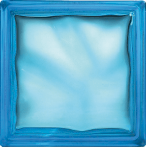 Luxfera Glassblocks azúr 19x19x8 cm lesk 1908WAZUR