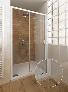 Bočné zástena k sprchovacím dverám 75 cm Roth Project 216-7500000-04-04