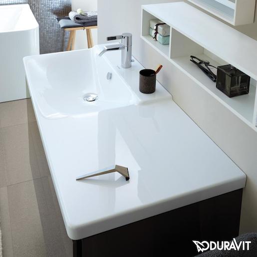 Nábytkové umývadlo Duravit P3 Comforts 125x49,5 cm odkladacia plocha vpravo 2333120000