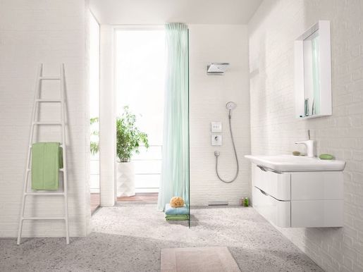 Hlavová sprcha Hansgrohe Rainmaker Select bez podomietkového telesa biela/chróm 24001400