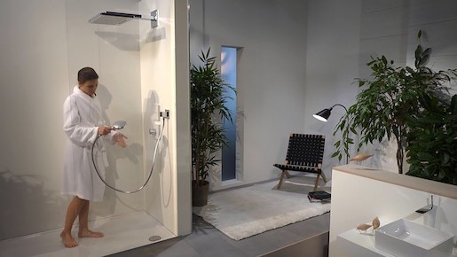 Hlavová sprcha Hansgrohe Rainmaker Select bez podomietkového telesa biela/chróm 24005400