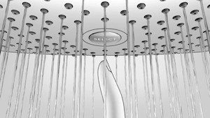 Hlavová sprcha Hansgrohe Raindance Select vrátane sprchového ramená chróm 26466000