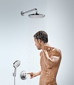 Hlavová sprcha Hansgrohe Raindance Select S vrátane sprchového ramená chróm 26470000