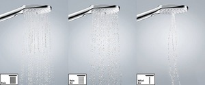 Sprchový systém Hansgrohe Raindance Select S na stěnu s termostatickou batériou chróm 27129000