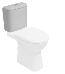 WC nádrž s bočným napúšťacím ventilom a s armatúrou Dual Flush na 3/6 litrov.WC misa a WC sedadlo nie je súčasťou výrobku.