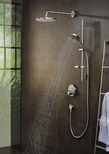 Sprchový set Hansgrohe Raindance Select S s mydlovničkou chróm 27654000