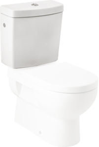 WC nádrž s bočným napúšťaním. Vypúšťací ventil Dual Flush s možnosťou spláchnutia 3 alebo 6 l vody.WC misa a WC sedadlo nie sú súčasťou výrobku.