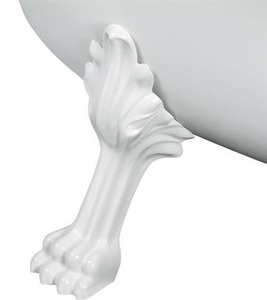 Voľne stojaca vaňa Polysan Charlestone 188x80 cm akrylát ľavá aj pravá biela/nohy biele 38112