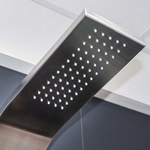 Sprchový panel Roth RELAX SOFT na stenu s termostatickou batériou nerez 4000181