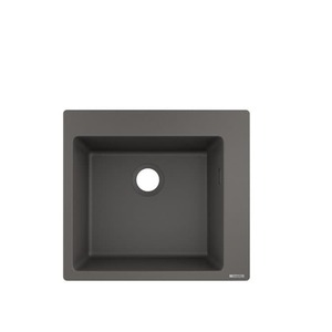 Granitový jednodrez vo farbe kamenná šedá s montážou na pracovnú dosku o rozmeru 56x51 cm a hĺbkou 19 cm. Vhodný pre montáž do skrinky o šírke 60 cm.