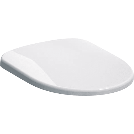 WC doska so softclose (pomalé sklápanie) v bielej farbe a dĺžkou sedátka 45 cm. Pánty z mosadze so skrytým uchytením.