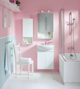 Kúpeľňová skrinka pod umývadlo Jika Lyra plus 50x31,5x70 cm biela H4531110383001