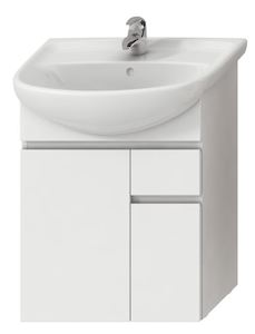 Kúpeľňová skrinka pod umývadlo Jika Lyra plus 55x31,5x70 cm biela H4531220383001