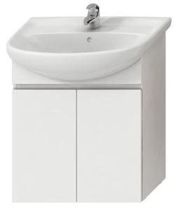 Kúpeľňová skrinka pod umývadlo Jika Lyra plus 60x31,5x70 cm biela H4531310383001