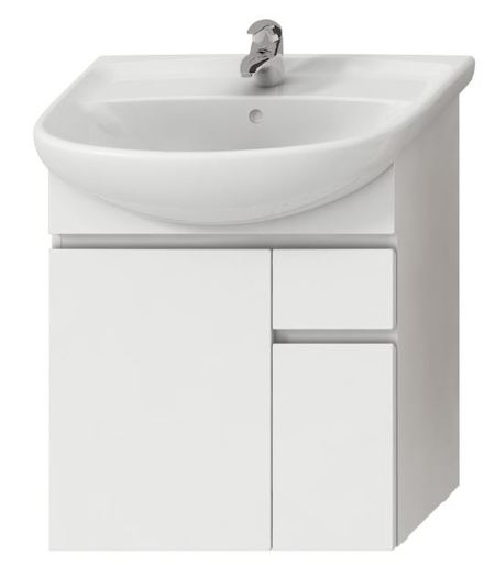 Kúpeľňová skrinka pod umývadlo Jika Lyra plus 60x31,5x70 cm biela H4531320383001