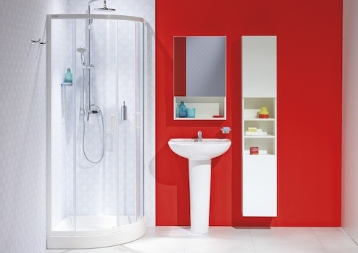 Kúpeľňová skrinka vysoká Jika Lyra plus 32x25,1x170 cm biela H4531610383001