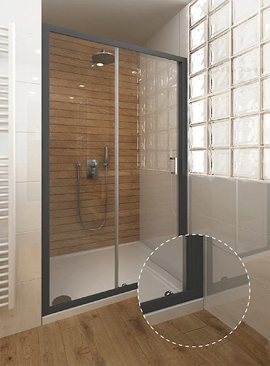 Sprchové dvere 110 cm Roth Exclusive Line 560-110000P-05-02