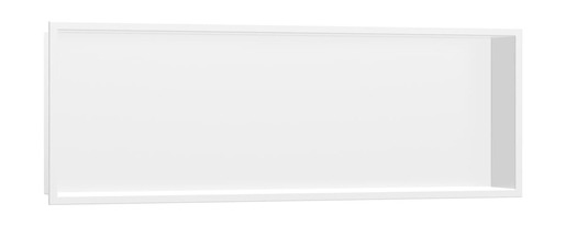 Polička Hansgrohe XtraStoris Original s rámom vo farbe matná biela 56067700