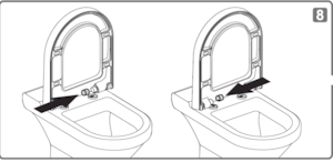 WC doska VitrA duroplast biela 72-003-301