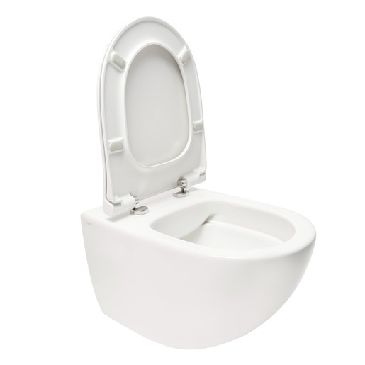 WC závesné VitrA Sento SmoothFlush vrátane sedátka, zadný odpad 7848-003-6147