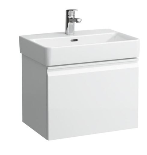 Kúpeľňová skrinka pod umývadlo Laufen Pro 47x45x39 cm biela lesk H4830230954751