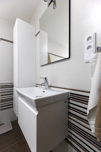 Kúpeľňová skrinka pod umývadlo Laufen Pro Nordic 77x37,2x37,2 cm biela lesk 8305.7.095.464.1