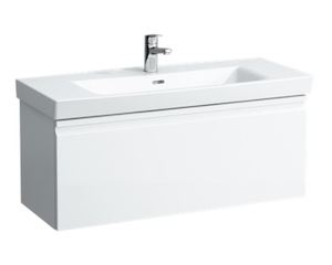 Kúpeľňová skrinka pod umývadlo Laufen Pro 77x45x39 cm biela H4830610954631