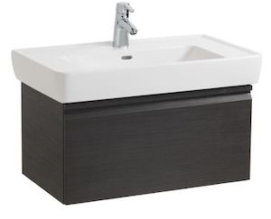 Kúpeľňová skrinka pod umývadlo Laufen Pro 77x45x39 cm wenge H4830620954231