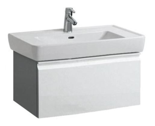 Kúpeľňová skrinka pod umývadlo Laufen Pro 77x45x39 cm biela H4830620954631