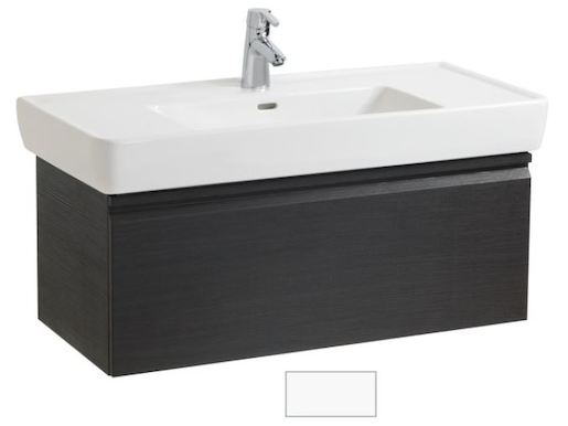 Kúpeľňová skrinka pod umývadlo Laufen Pro 97x45x39 cm biela H4830710954631