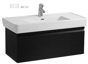 Kúpeľňová skrinka pod umývadlo Laufen Pro 97x45x39 cm biela H4830720954631