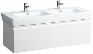 Kúpeľňová skrinka pod umývadlo Laufen Pro 122x45x39 cm biela H4830820954631