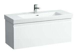Kúpeľňová skrinka pod umývadlo Laufen Pro Nordic 97x37,2x37,2 cm biela lesk 8315.8.095.464.1
