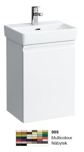 Kúpeľňová skrinka pod umývadlo Laufen Pro S 41,5x32,1x58 cm v prevedení multicolor H4833010969991