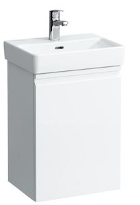 Kúpeľňová skrinka pod umývadlo Laufen Pro S 41,5x32,1x58 cm biela lesk H4833020964751