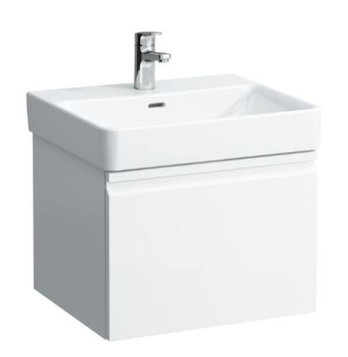 Kúpeľňová skrinka pod umývadlo Laufen Pro S 52x45x39 cm biela lesk H4833510964751