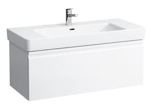 Kúpeľňová skrinka pod umývadlo Laufen Pro S 101x45x39 cm biela lesk H4835520964751