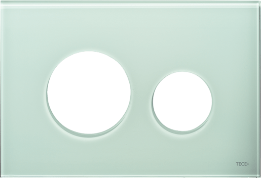 Kryt ovládacieho tlačidla Tece Loop sklo  v zelenej farbe 9240670